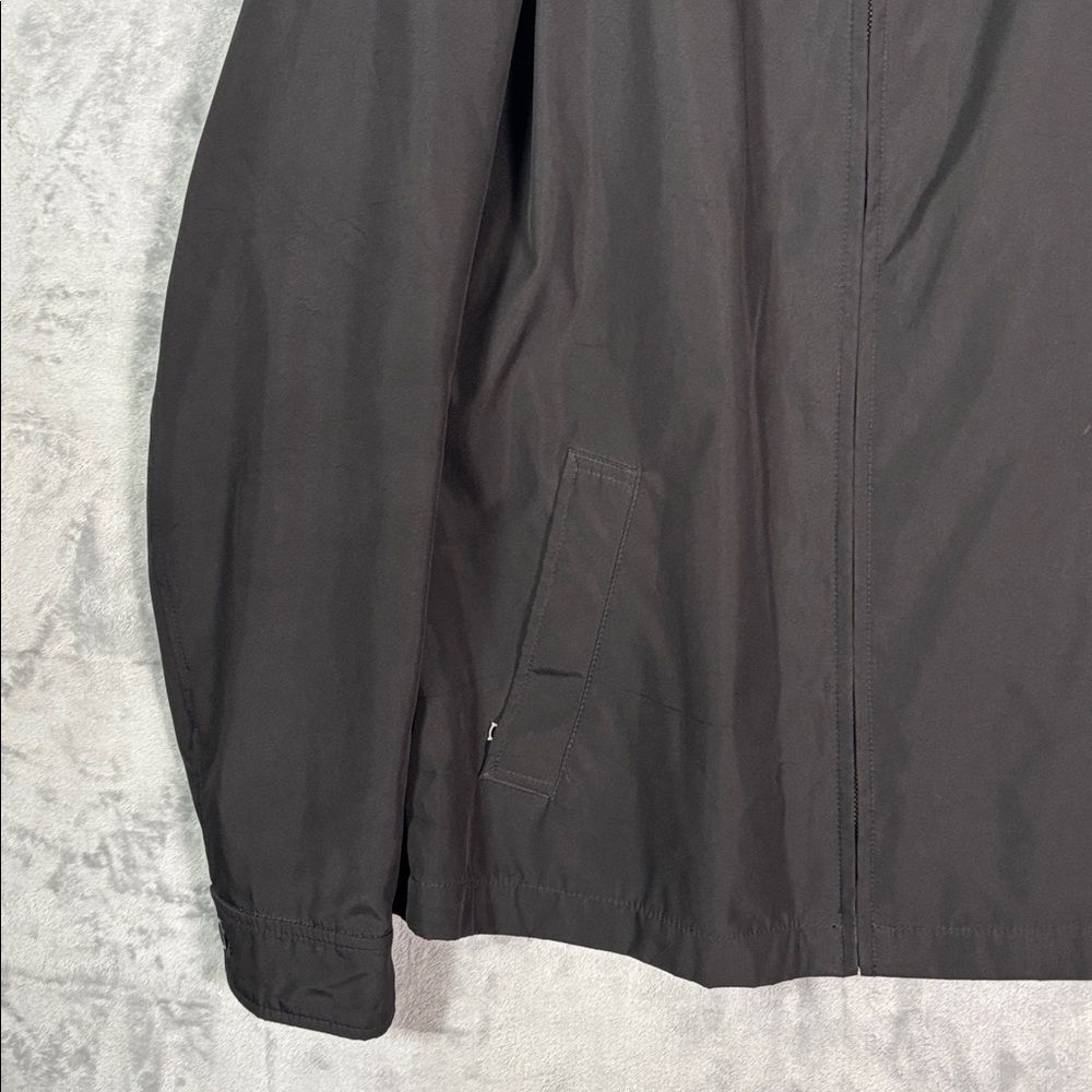 Banana Republic Black Full Zip Snap Neck Closure Jacket Size XL - Picture 6 of 10